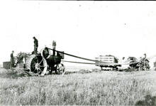 Walter Kendall's threshing machine
