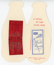 Co-op Dairy Products sewing kit (inside)