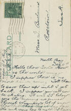Postcard to Miss Buchanan on Dec 11th