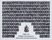 Composite Board of Photographs for the College of Commerce 1981