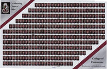 Composite Board of Photographs for the College of Commerce 2004