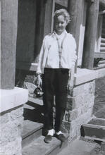 About 1959 when Chris + Toots Hansen lived in this building - In photo Nancy Shulhan