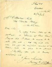 [Invitation declin/acceptance letter from Mr and Mrs Carpanie[?]]