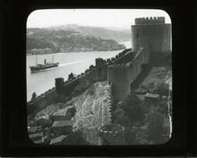 Southeast across Bosphorus from first Turkish citadel of Europe, Turkey