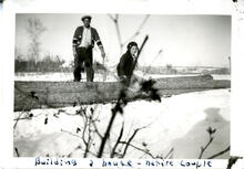 Building a house - native couple