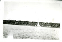 Sail-boat on Sask. River - Aug.11/46