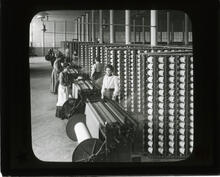 Warping room, Olympian Cotton Mills, Columbia, S.C.