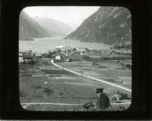 The narrow mountain-walled Storfjord, Norway
