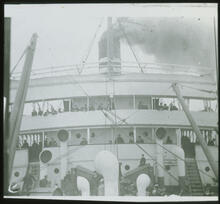 On board the SS Lake Manitoba