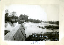 Yamaska - The dam - Farnham Que. 1942