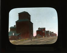 Elevators - Indian Head" - "Colored by Marie A. Saucier"