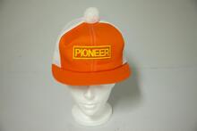 Pioneer grain elevator hat with pom pom