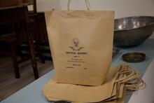 Crystal Bakery brown paper bag