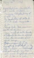Robert Simonar's notes from the meeting of Provincial Scouts at Pike Lake