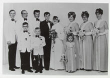 Wedding of Albert Daku and Rosanne Popow 1971
