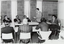 Unidentified Group Shot with Gerry Sperling on the Right