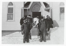 A funeral at the Bekevar Church (Connected to F. Fonagy)