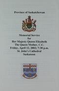Memorial Service for Her Majesty Queen Elizabeth The Queen Mother, C.C.