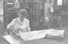 Clipping Newspapers at Moose Jaw Public Library