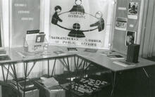 Book Display at Summer Institute, Saskatchewan Council on Public Affairs
