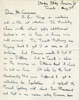 Letter from Alex Y. Jackson to Mr. Cameron, May 1st