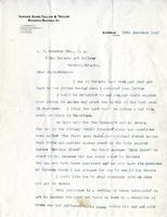 Letter from Norman Gurd to A.W. Cameron, 19th December 1927
