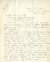 Letter from George Thomson to A.W. Cameron, Nov 2, 1927.