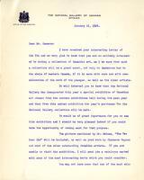 Letter from Eric Brown to A.W. Cameron, January 12, 1926