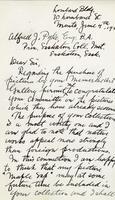Letter from T.G. Greene to Alfred J. Pyke, June 4, 1920