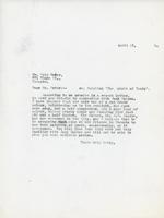 Letter to E. Wyly Grier, April 23