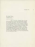 Letter from Principal to Mr. Wyly Grier, November 13, 3