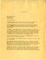 Letter from President to Lawren Harris, May 10, 1928