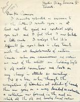 Letter from Alex Y. Jackson to Mr. Cameron