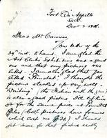 Letter from James Henderson to Mr. Cameron, Dec 1926