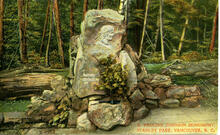 E. Pauline Johnson monument, Stanley Park, Vancouver, B.C.