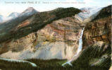 Takakkan Falls, near Field, B.C. Canada on line of Canadian Pacific Railway