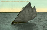 A Sailing Breeze on Lake Couchiching, Orillia, Ont. Canada