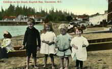 Children on the Beach, English Bay, Vancouver, B.C.
