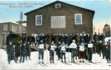 Winter Sports: The Start of a Ski Race, Kenora, Ont., Canada