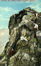 Climbing Mt. Abbot, Glacier, Canadian Rockies