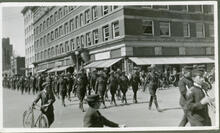 [R.N.W.M.P. foot parade]