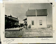 C.P.R. Depot, Saskatoon, N.W.T., Sept. 7th, 1891