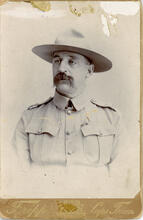 Richard C. Laurie - in uniform of Lord Strathcona's Horse taken during Boer War - studio portrait, Cape Town, S. Africa, 1900