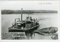 Battleford Sask, Ferry Boat