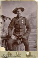 Sergeant Crossthwaite N.W.M.P. - (member of Jubilee contingent) studio portrait