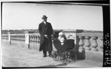 Unidentified man with Edwin Murphy