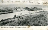 Bow River and Eau Claire Mill, Calgary, Alberta