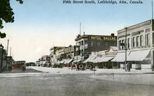 Fifth Street South, Lethbridge, Alta. Canada.