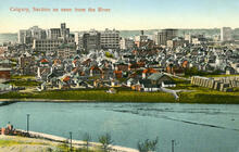 Calgary, Section as seen from the River