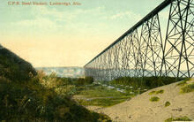 C.P.R. Steel Viaduct, Lethbridge, Alta.